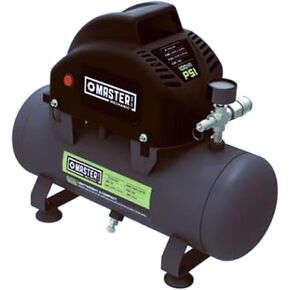 Portable Air Compressor, 2 Gallon, 120 Volts, Hotdog Style Tank and Built In Handle Design for Tools and Home Improvement, Black