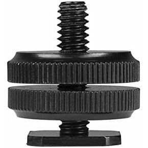 حامل حذاء الكاميرا Nanlite إلى محول برغي 1/4 بوصة - 20 مع 2 صواميل قفل مخرشة in Kuwait