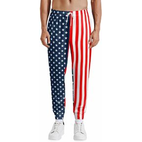 Men's Athletic Jogger Pants Lightweight Sweatpants Casual Pants with Pockets for Running Workout 80s 90s Party Rave Outfit