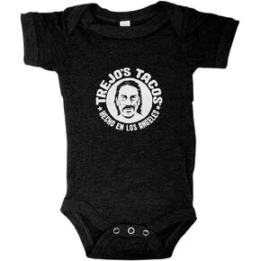 Trejo's Tacos Short Sleeve Newborn Baby First Bib Onesie Bodysuit - Preshrunk Fabric Baby Outfits Infant Aged 6-12 Months