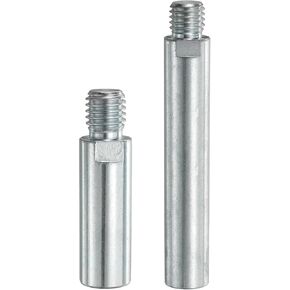 HARFINGTON 2pcs 5/8"-11 Thread Angle Grinder Extension Shaft 75/140mm Connecting Rotary Rod Machine Extension Rod for Car Polisher Polishing Pads