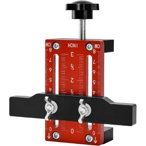 SNEZHANA Cabinet Door Installation Positioner, Premium Aluminum Alloy Cabinet Hardware Jig Tool, Easy and Precise Installations for Most Cabinet Doors