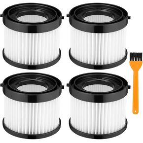 ANBOO 4 Pack 49-90-0160 HEPA Vacuum Filters Replacement for Milwaukee M18 Wet Dry Vacuum Cleaners, Part# 0882-20 49-90-1951