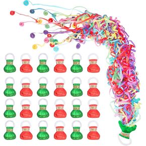 12pack No Mess Confetti Poppers,Graduation Streamer Poppers,Hand Throw Party Poppers,Magic Paper Cracker for Easter Celebration Birthday,Engagement,School Party,Wedding Send Off Party Favors