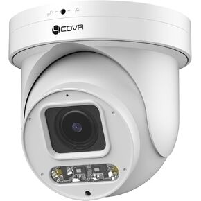 4K PTZ Security Camera Mini, UHD PoE Camera Outdoor IP67, Two Way Audio, 280° Pan 90° Tilt 5X Optical Zoom, 2.7-13.5mm Motorized Lens, Human Vehicle Detection, 328ft IR Night Vision, LY608F8MA