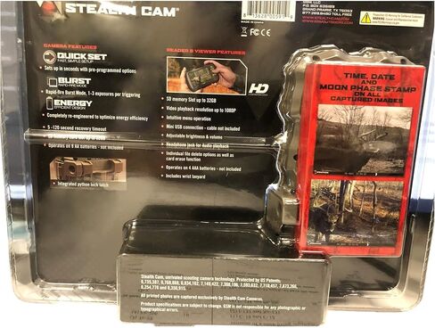 كاميرا Stealth Cam QS22 بدقة 22 ميجابكسل وحزمة عرض كاميرا HMW Trail مع بطاقة ذاكرة Ultra SDHC UHS-I سعة 32 جيجابايت وتركيز الكل في واحد عالي السرعة وحزمة قارئ بطاقات USB 2.0 (3 عناصر) in Kuwait