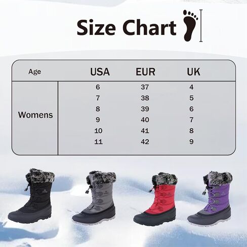 ICEFACE Waterproof Snow Boot Women with Quilted Nylon Fabric and Plush Lining for Ultimate Warmth and Comfort Stylish and Functional Winter Footwear Perfect for Snowy Days and Cold Weather Activitie in Saudi Arabia