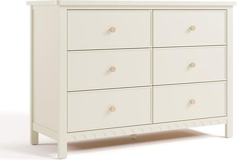 Graco Sasha 6-Drawer Dresser (Sage) – GREENGUARD Gold Certified, Dresser for Nursery Bedroom with Spacious Storage, Interlocking Drawer System, Easy Assembly with Pre-Installed Tracks in Saudi Arabia