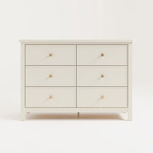Graco Sasha 6-Drawer Dresser (Sage) – GREENGUARD Gold Certified, Dresser for Nursery Bedroom with Spacious Storage, Interlocking Drawer System, Easy Assembly with Pre-Installed Tracks in Saudi Arabia