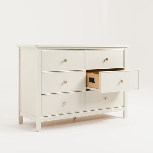 Graco Sasha 6-Drawer Dresser (Sage) – GREENGUARD Gold Certified, Dresser for Nursery Bedroom with Spacious Storage, Interlocking Drawer System, Easy Assembly with Pre-Installed Tracks in Saudi Arabia