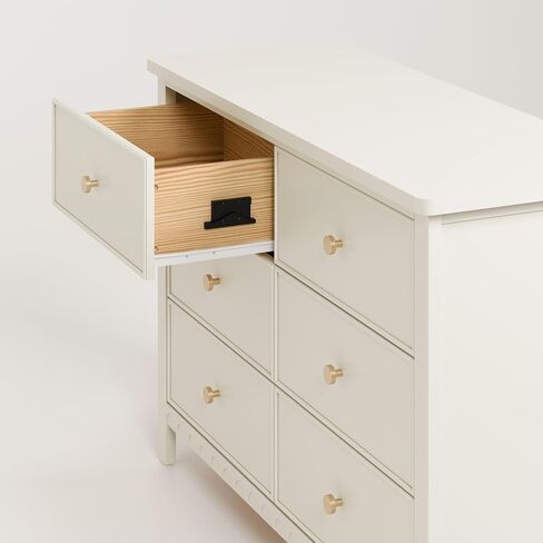 Graco Sasha 6-Drawer Dresser (Sage) – GREENGUARD Gold Certified, Dresser for Nursery Bedroom with Spacious Storage, Interlocking Drawer System, Easy Assembly with Pre-Installed Tracks in Saudi Arabia