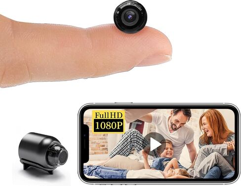 Smallest Wireless WiFi Camera,HD1080P Concealed Camera,Smart Home Security Camera,Portable Smart Home Baby Monitor Cam with Night Vision,Motion Detection,Cloud Storage for Security with iOS Android in Saudi Arabia