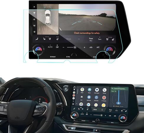 LUWU for 2022 Lexus LX600 Screen Protector 12.3Inch Touch Screen 2023 LX 600 Luxury HD Plastic Screen Protector 2022 2023 Lexus LX600 Accessories 2023 Lexus LX Touchscreen Display Protective Film 2PCS in Saudi Arabia