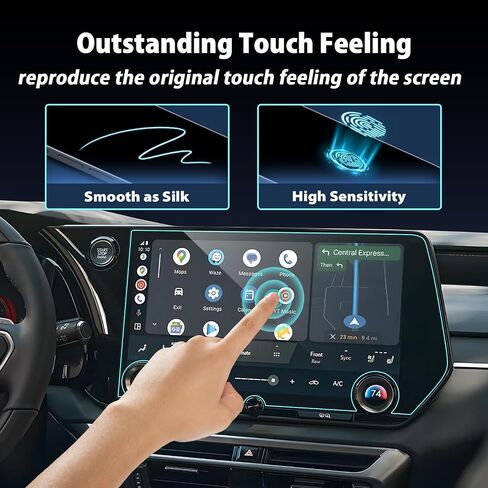 LUWU for 2022 Lexus LX600 Screen Protector 12.3Inch Touch Screen 2023 LX 600 Luxury HD Plastic Screen Protector 2022 2023 Lexus LX600 Accessories 2023 Lexus LX Touchscreen Display Protective Film 2PCS in Saudi Arabia