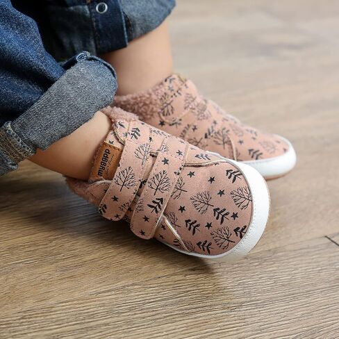FAMI Baby Warm Booties Newborn Boy Girl Boots Cozy Fur Shoes Hook and loop Toddler Booties First Walker Winter Crib Boots in Saudi Arabia