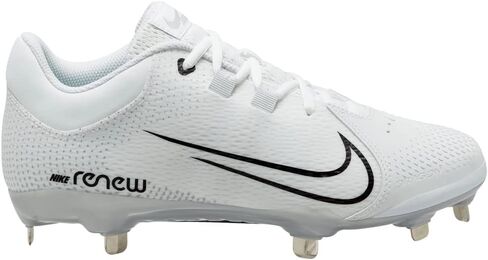Nike Hyperdiamond 4 Pro Metal Softball Cleats White | Black Size 10 Medium in Saudi Arabia