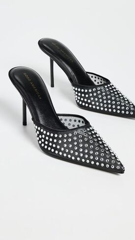 Good American Women's Diamond Mesh Mules in Saudi Arabia