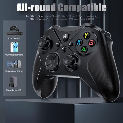 وحدة تحكم Gamrombo اللاسلكية متوافقة مع وحدة تحكم Xbox، وحدة تحكم الألعاب المتوافقة مع Turbo/Dual Vibration/Marco/Audio Jack in Kuwait