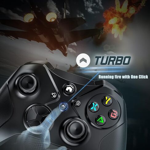 وحدة تحكم Gamrombo اللاسلكية متوافقة مع وحدة تحكم Xbox، وحدة تحكم الألعاب المتوافقة مع Turbo/Dual Vibration/Marco/Audio Jack in Kuwait