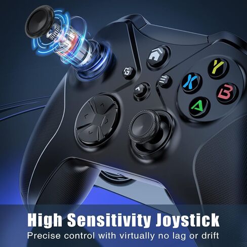 وحدة تحكم Gamrombo اللاسلكية متوافقة مع وحدة تحكم Xbox، وحدة تحكم الألعاب المتوافقة مع Turbo/Dual Vibration/Marco/Audio Jack in Kuwait