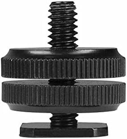 حامل حذاء الكاميرا Nanlite إلى محول برغي 1/4 بوصة - 20 مع 2 صواميل قفل مخرشة in Kuwait