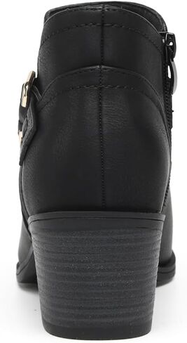 TYNDALL Women's Ankle Boots Chunky Heel Classic Low Heel Comfortable Western Side Zipper Booties Shoes in Saudi Arabia