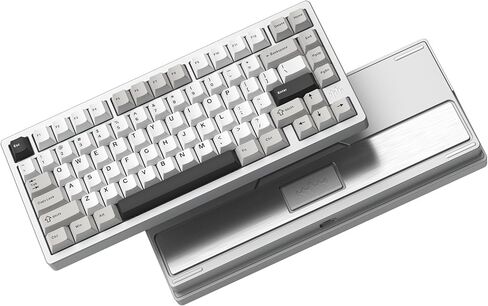 Womier SK75 75% Keyboard Full Aluminum Wireless Mechanical Gaming Keyboard | VIA Custom Pre-lubed POM Switches RGB Creamy Gaming Key board, 3-Modes Gasket Hot Swappable, Black in Saudi Arabia
