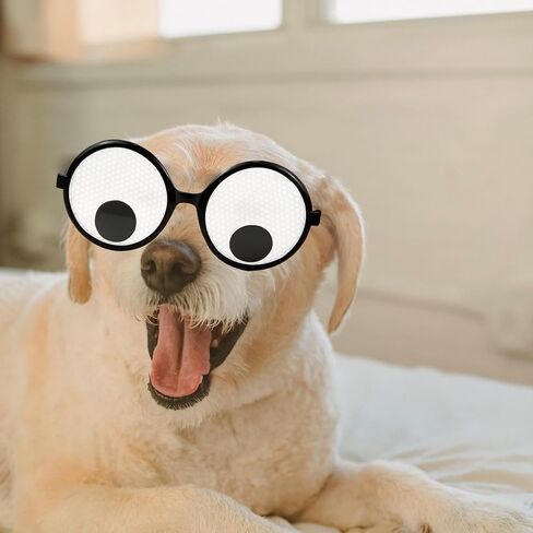 Googly Eyes Glasses, Funny Glasses Pranks Toy, Novelty Shaking Giant Eye Glasses, Funny Costume Accessories (3 Pcs) in Saudi Arabia