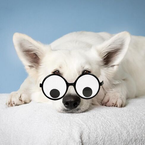 Googly Eyes Glasses, Funny Glasses Pranks Toy, Novelty Shaking Giant Eye Glasses, Funny Costume Accessories (3 Pcs) in Saudi Arabia