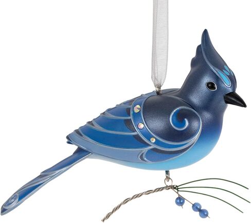Hallmark Keepsake Christmas Ornament 2024, The Beauty of Birds Violet-Green Swallow, Gift for Her in Saudi Arabia