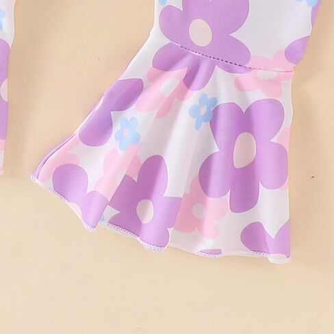 Madjtlqy Toddler Girl Clothes Long Sleeve Crewneck Sweatshirts Flare Pants Headband Cute Infant Baby Fall Winter Outfits in Saudi Arabia