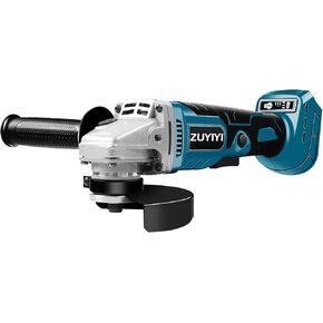 طقم مطحنة زاوية لاسلكية لبطارية ماكيتا 18 فولت، مطحنة معدنية كهربائية بدون فرشاة 9600 دورة في الدقيقة، 3 سرعات ومقبض، مطحنة طاقة محمولة لعجلات 5 بوصة لقطع الطحن (أداة فقط) in Kuwait