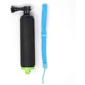 Floating Bobber Hand Grip Handle Monopod Screw with Strap Compatible with All GoPro Hero 11 10 9 8 7 6 5 4 3+ 3 SJCAM Yi Eken 4k Action Camera (Green) in Kuwait