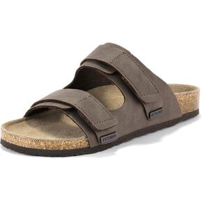 FITORY Womens Sandals with Arch Support Cork Slides for Summer Size 6-11