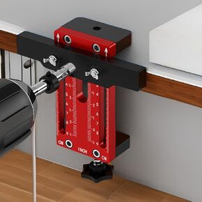 Cabinet Door Installation Positioner, Aluminum Alloy Cabinet Hardware Jig, Upgrade the rebound mounting hole, Adjustable Length Locator Versatile Tool,Woodworking Tool for Effortless Ment Alignment 1