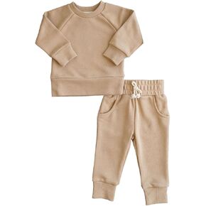 Fall Outfits for Kids and Toddler | Long Sleeve Top and Long Pants Set Baby Sweatsuits in Saudi Arabia