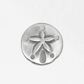 Sand Dollar Cabinet Knob (Small) | Artist Pewter Hardware Collection | | Kitchen, Bedroom, Living Room, Bathroom Cabinets and Drawers Hardware