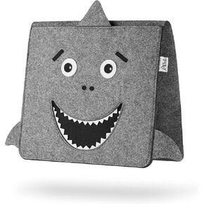 Shark Bedside Caddy Hanging Organizer Baby Shark Decor Boys Room Decor Bunk Bed Caddy for Top Bunk Bed Accessories Kids Room Decor Kids Room Organizers and Storage Bedroom Nursery Bedside Organizer