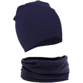Cotton Baby Beanie Knit Hat Soft Hat for Baby Newborn Knit Cap Toddler Hats Knit and Neck Warmer for Winter