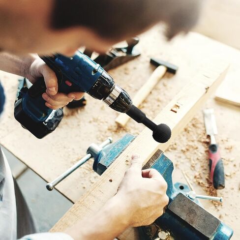 Lasnten قطعتان من شفرات دوارة كروية مع 5/8-11 خيط لمطحنة زاوية 4 1/2 و5 بوصة، نتوءات نحت الخشب، ملحقات مطحنة زاوية، أدوات نحت الطاقة لنحت وتلميع وإكسسوارات النقش in Kuwait