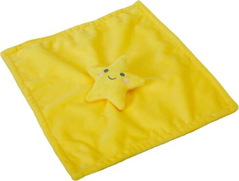 C.R. Gibson Little Hugs Star Minky Fabric Moon Lovey Blanket for Babies, 12.5" x 12.5", Multicolor in Saudi Arabia