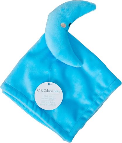 C.R. Gibson Little Hugs Star Minky Fabric Moon Lovey Blanket for Babies, 12.5" x 12.5", Multicolor in Saudi Arabia