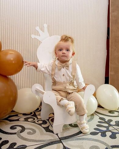 Fall Outfit Infant Baby Boy Gentleman Long Sleeve Romper Dress Shirt Bowtie Suspender Pants 2Pcs Suit Clothes Set in Saudi Arabia