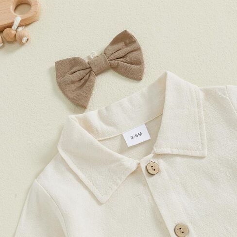 Fall Outfit Infant Baby Boy Gentleman Long Sleeve Romper Dress Shirt Bowtie Suspender Pants 2Pcs Suit Clothes Set in Saudi Arabia