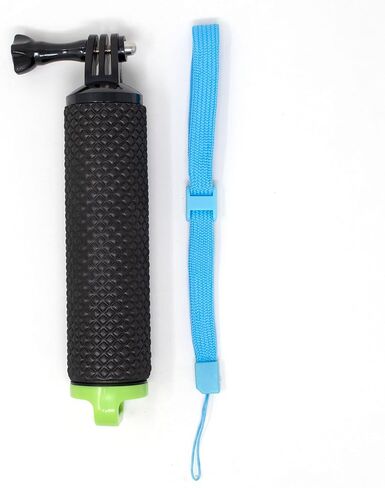 Floating Bobber Hand Grip Handle Monopod Screw with Strap Compatible with All GoPro Hero 11 10 9 8 7 6 5 4 3+ 3 SJCAM Yi Eken 4k Action Camera (Green) in Kuwait