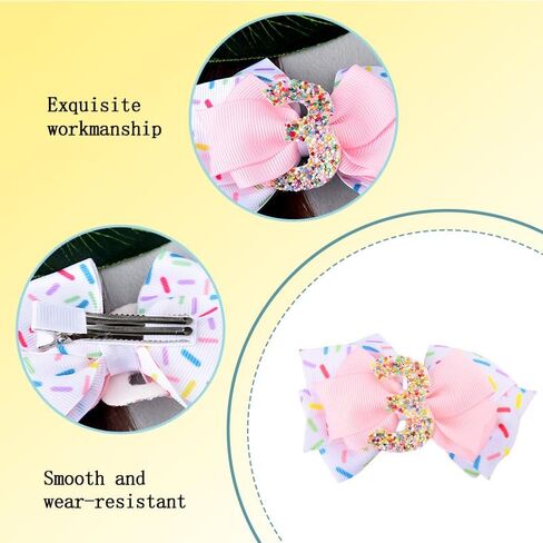 زينة عيد الميلاد الثاني، أقواس الشعر للفتيات ابنة حفيدة عيد الميلاد الثاني، مشابك شعر على شكل قوس الآيس كريم لطفلة عيد الميلاد الثاني، مشابك شعر للفتيات in Kuwait