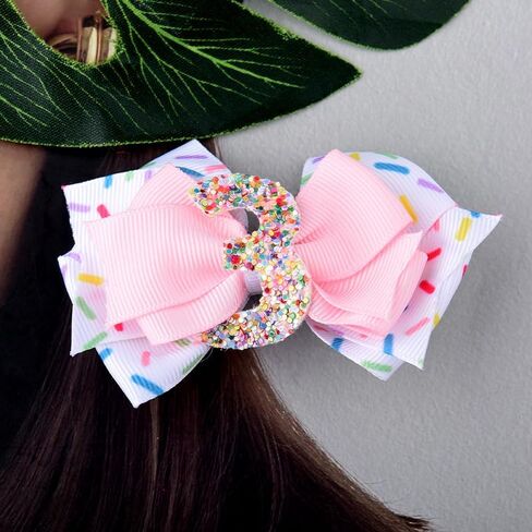 زينة عيد الميلاد الثاني، أقواس الشعر للفتيات ابنة حفيدة عيد الميلاد الثاني، مشابك شعر على شكل قوس الآيس كريم لطفلة عيد الميلاد الثاني، مشابك شعر للفتيات in Kuwait