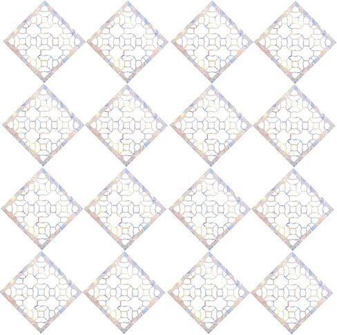 27 قطعة من ملصقات النوافذ - ملصقات نافذة مضادة للتصادمات لحماية الطيور من اصطدامات النوافذ، ملصقات نوافذ من الفينيل غير لاصقة، ملصقات قوس قزح... in Kuwait