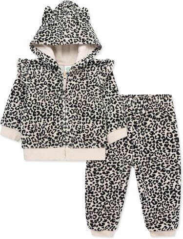 Little Me Clothes for Baby Girls' Hoodie and Pant Set, 12 Months - 4 Toddler in Kuwait