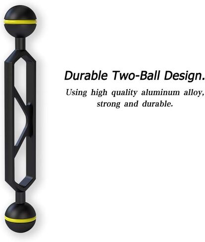 SKYSHARK Double Ball Arm Essential Underwater Photography Gear Alloy Diving Equipment Accessory 7" in Saudi Arabia